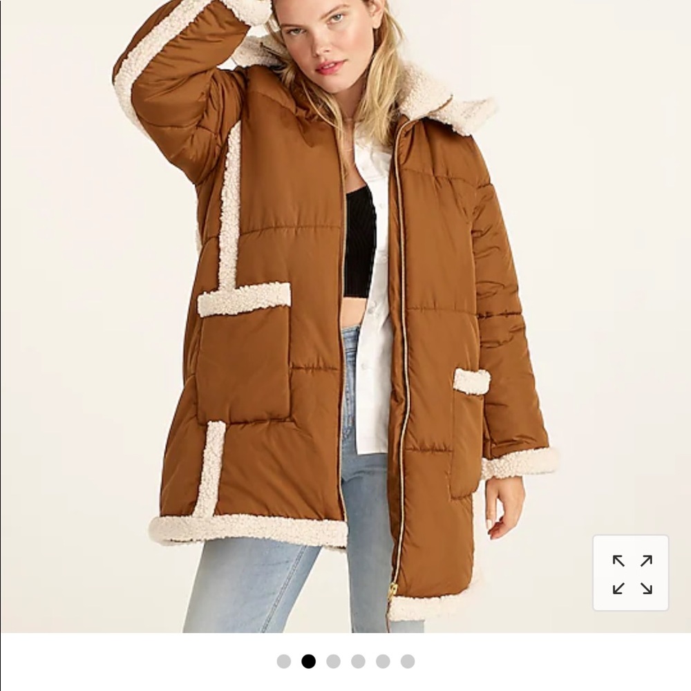 Basically New Jcrew Brown Extremely Warm Jacket! … - image 2
